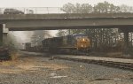 CSX 5312 and a smoking 4705